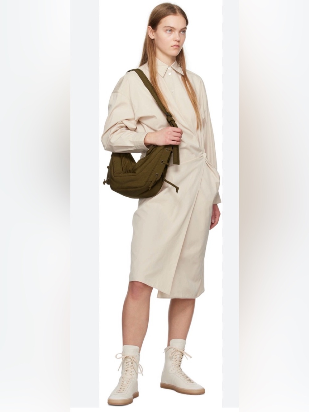 LEMAIRE
SSENSE Exclusive Khaki Small Soft Game Bag